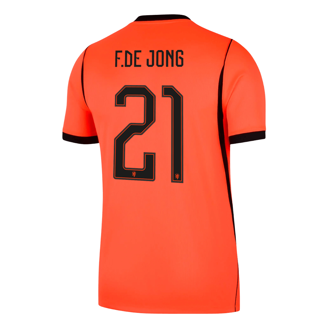 Koszulka piłkarska Holandia Mundial 2026 domowa F.DE JONG #21