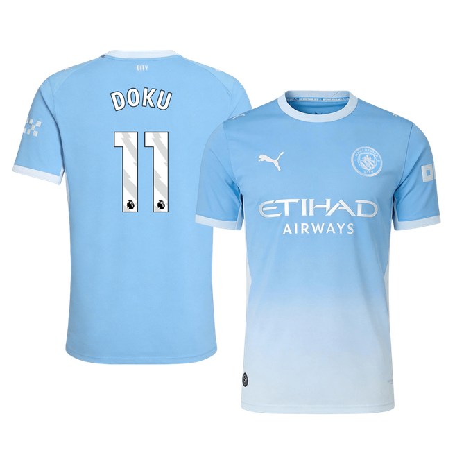 Koszulka piłkarska w wersji zawodniczej Manchester City 2026/27 domowa DOKU #11
