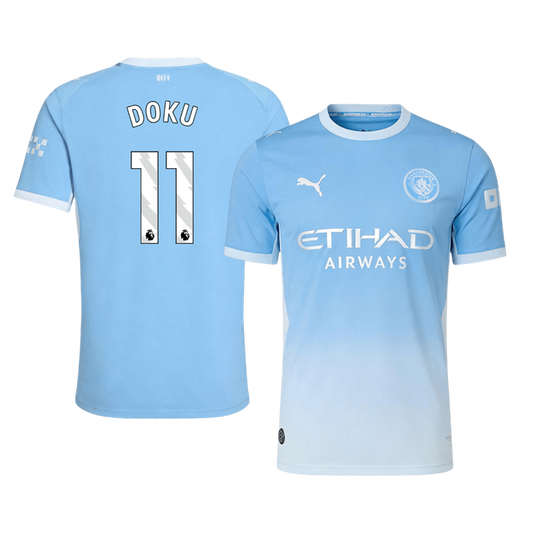 Koszulka piłkarska w wersji zawodniczej Manchester City 2026/27 domowa DOKU #11