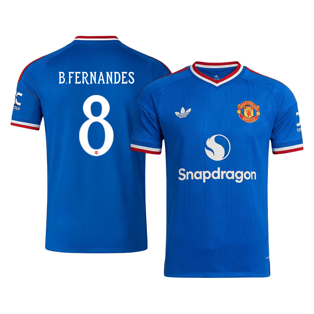 Koszulka piłkarska Manchester United UCL 2026/27 wyjazdowa B. FERNANDES #8