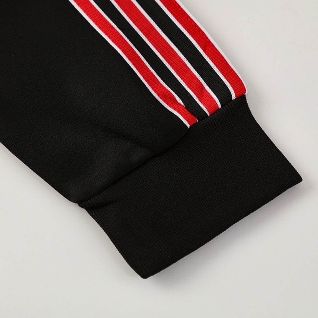 Męski dres treningowy Manchester United 2025/26 czerwono-czarny