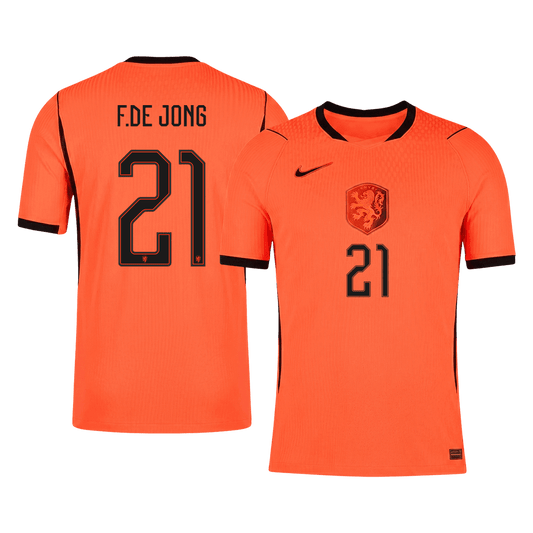 Koszulka piłkarska w wersji zawodniczej Holandia Mundial 2026 domowa F.DE JONG #21