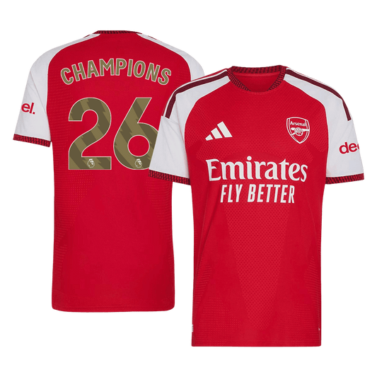 Koszulka piłkarska w wersji zawodniczej Arsenal 2026/27 domowa CHAMPIONS CHAMPIONS #26 - Kibula