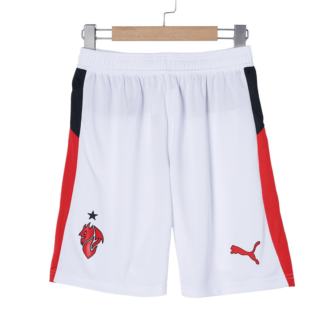 Męskie spodenki piłkarskie AC Milan 2025/26 wyjazdowe - Kibula