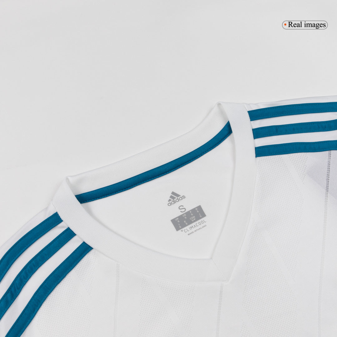 Koszulka piłkarska retro z długim rękawem Real Madryt 2017/18 domowa
