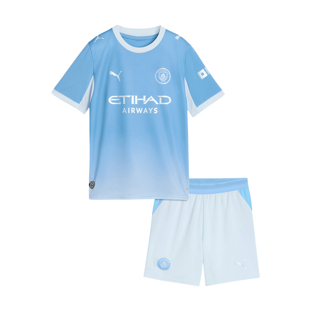 Dziecięcy zestaw piłkarski Manchester City 2026/27 domowy