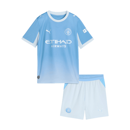 Dziecięcy zestaw piłkarski Manchester City 2026/27 domowy