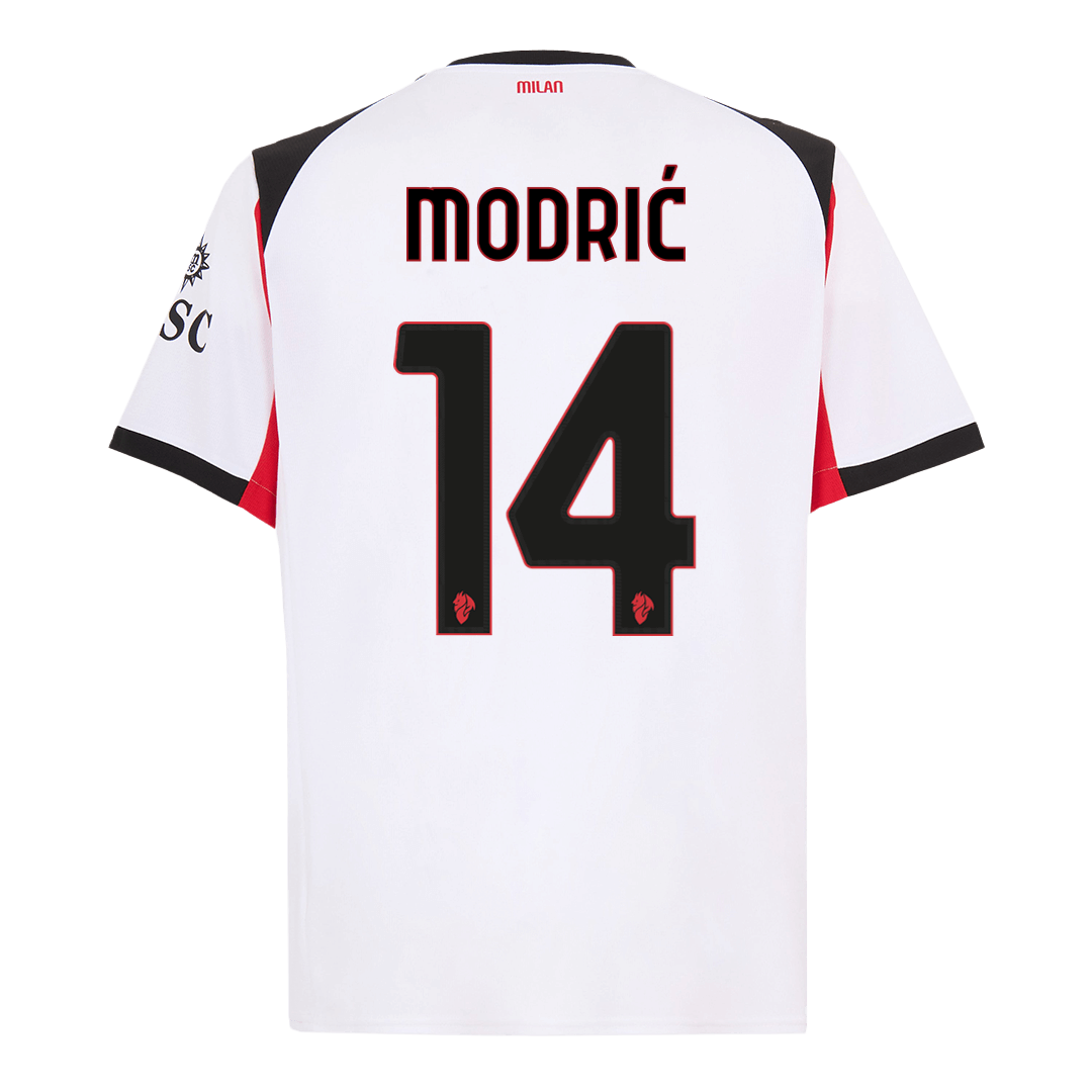 Koszulka piłkarska AC Milan 2025/26 wyjazdowa MODRIĆ #14 - Kibula