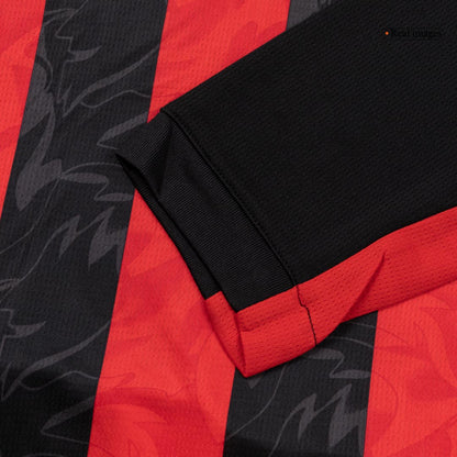 Koszulka piłkarska z długim rękawem AC Milan 2025/26 domowa - Kibula