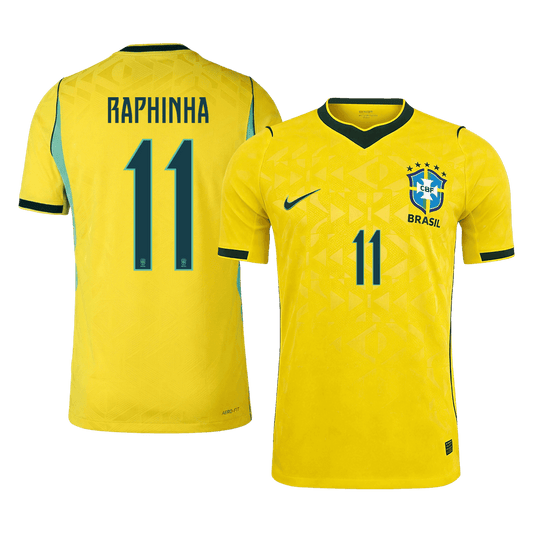Koszulka piłkarska w wersji zawodniczej Brazylia Mundial 2026 domowa RAPHINHA #11