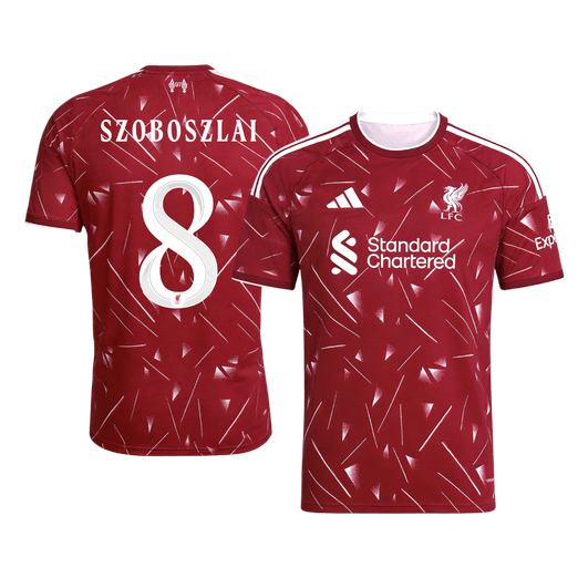 Koszulka piłkarska Liverpool UCL 2026/27 domowa SZOBOSZLAI #8