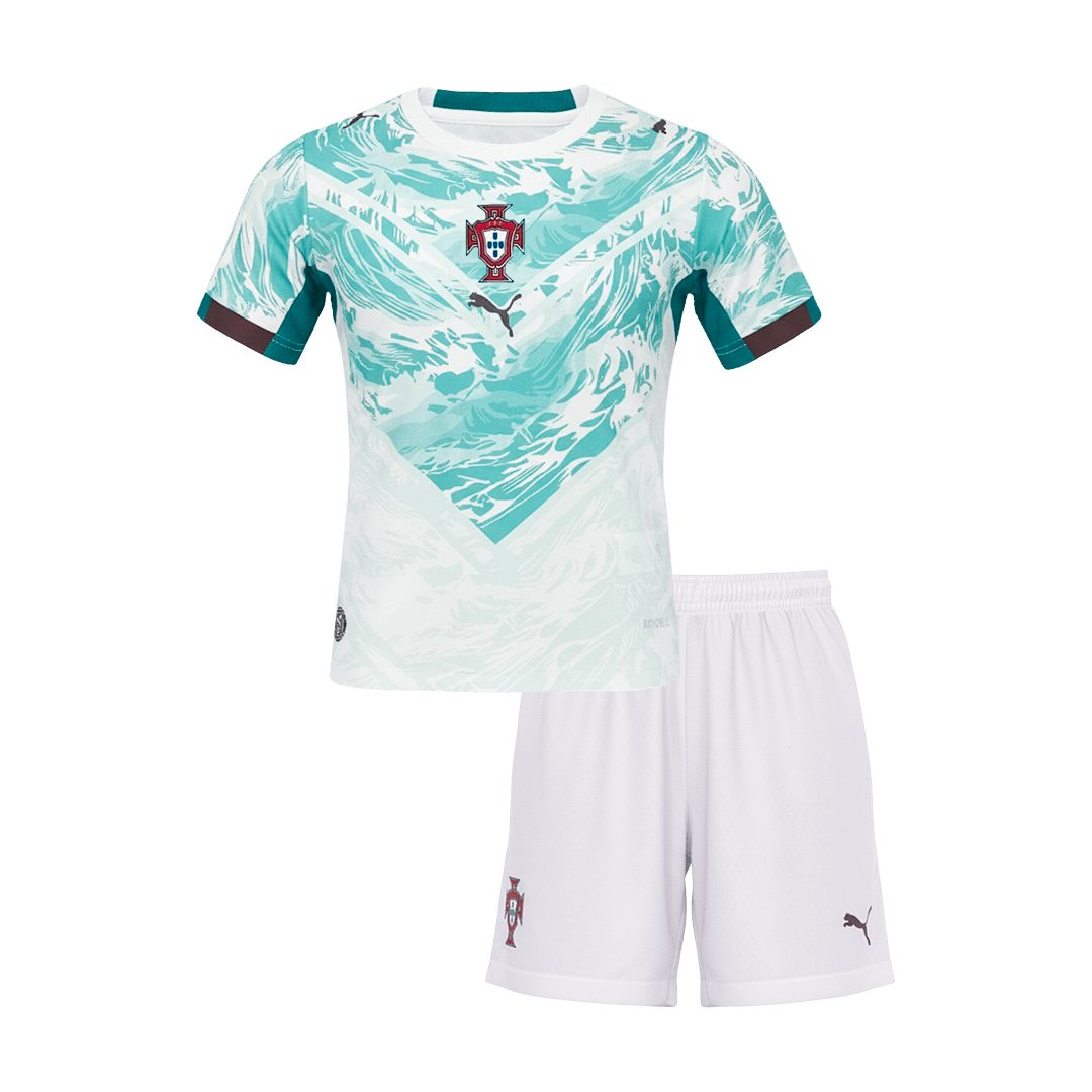 Dziecięcy zestaw piłkarski Portugalia Mundial 2026 wyjazdowy