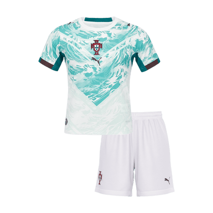 Dziecięcy zestaw piłkarski Portugalia Mundial 2026 wyjazdowy