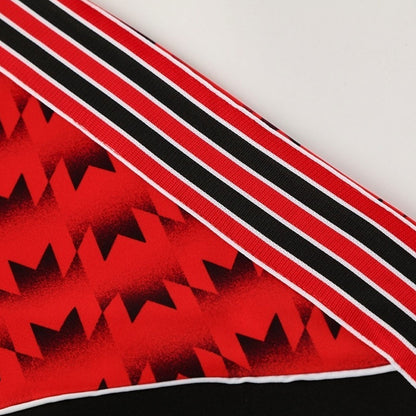 Męski dres treningowy Manchester United 2025/26 czerwono-czarny