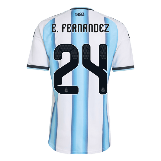 Koszulka piłkarska w wersji zawodniczej Argentyna Mundial 2026 domowa E. FERNANDEZ #24