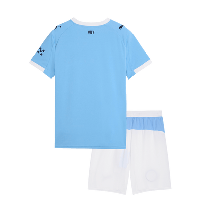 Dziecięcy zestaw piłkarski Manchester City 2025/26 domowy