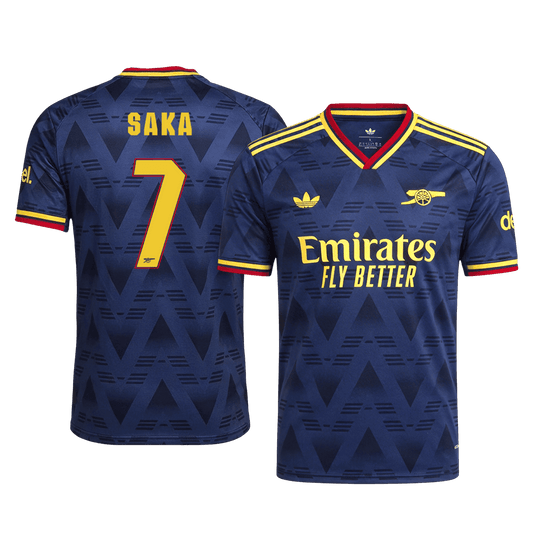 Koszulka piłkarska w wersji zawodniczej Arsenal UCL 2026/27 wyjazdowa SAKA #7