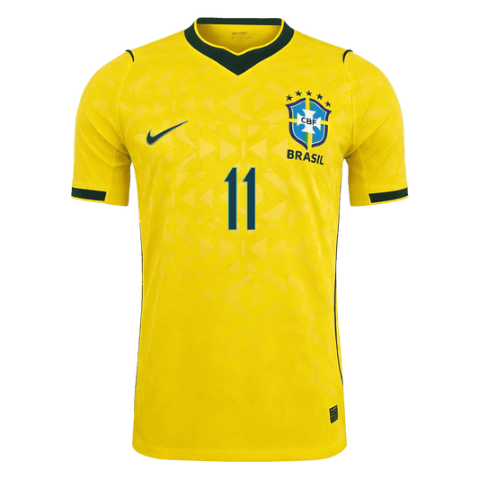 Koszulka piłkarska w wersji zawodniczej Brazylia Mundial 2026 domowa RAPHINHA #11