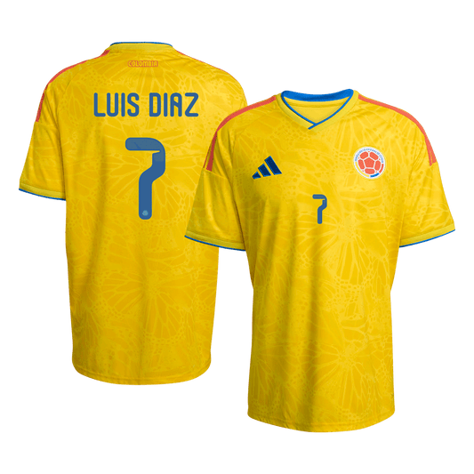 Koszulka piłkarska Kolumbia Mundial 2026 domowa LUIS DíAZ #7