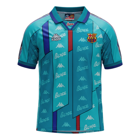 Koszulka piłkarska retro FC Barcelona 1996/97 wyjazdowa - Kibula