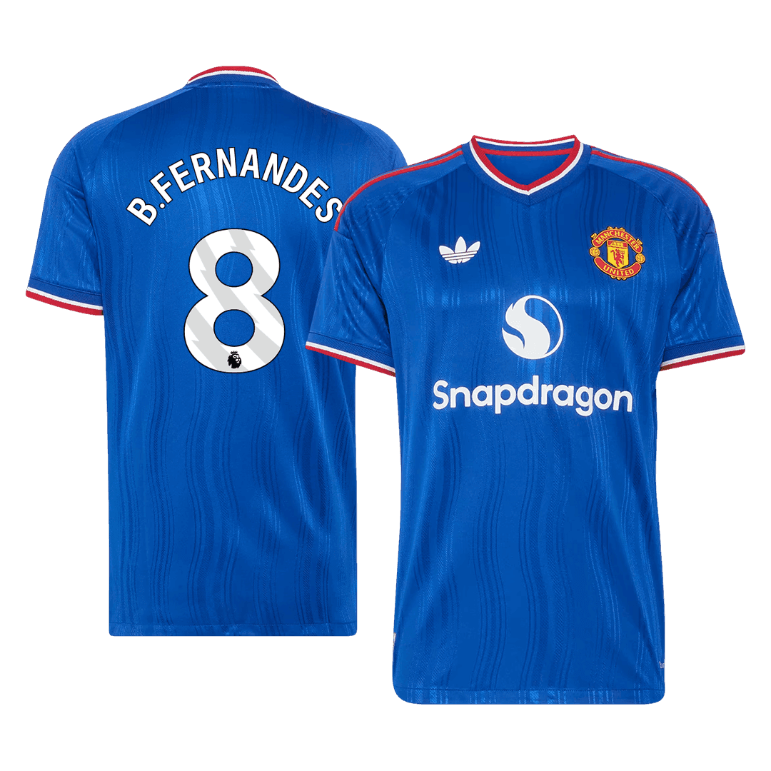 Koszulka piłkarska w wersji zawodniczej Manchester United 2026/27 wyjazdowa B. FERNANDES #8