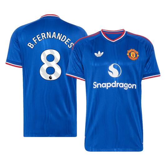 Koszulka piłkarska w wersji zawodniczej Manchester United 2026/27 wyjazdowa B. FERNANDES #8