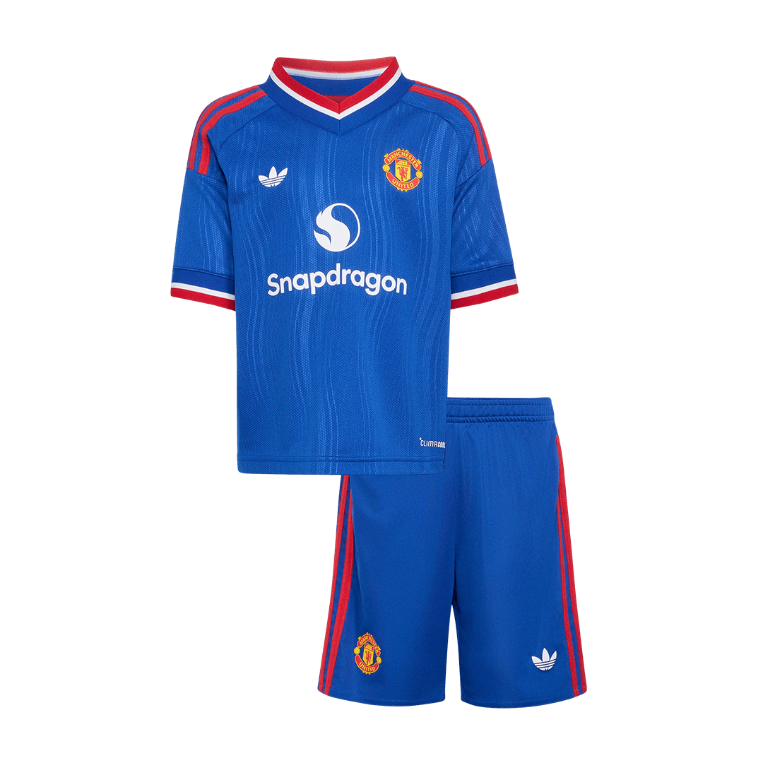 Dziecięcy zestaw piłkarski Manchester United 2026/27 wyjazdowy
