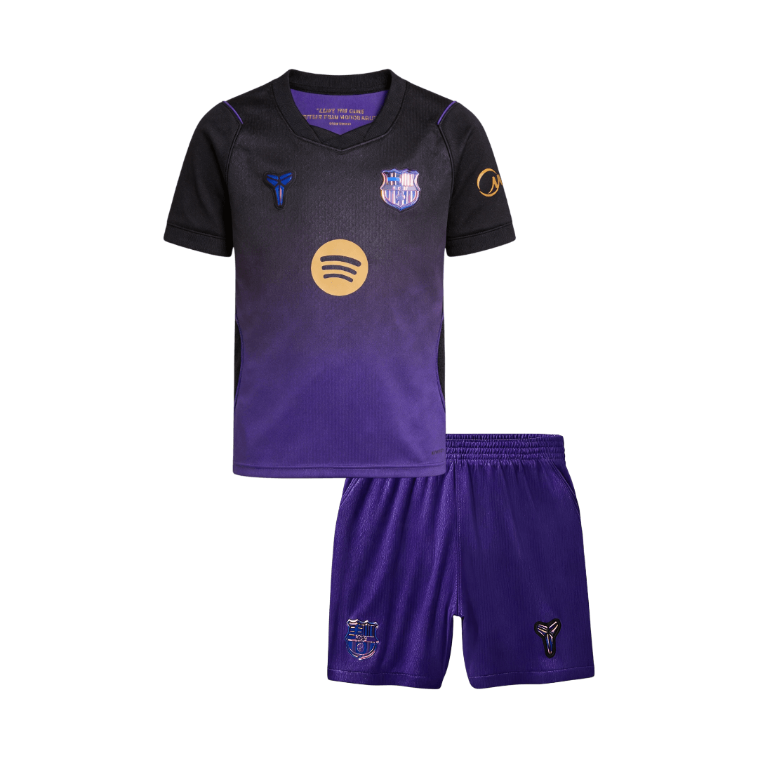 Dziecięcy zestaw piłkarski FC Barcelona 2026/27 wyjazdowa