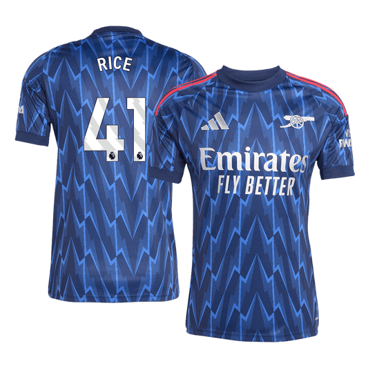 Koszulka piłkarska Arsenal 2025/26 wyjazdowa RICE #41 - Kibula