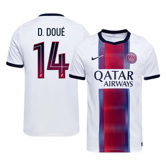Koszulka piłkarska PSG 2026/27 wyjazdowa D. DOUÉ #14