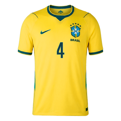 Koszulka piłkarska Brazylia Mundial 2026 domowa MARQUINHOS #4