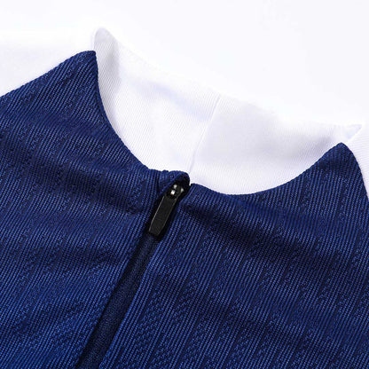 Męski dres treningowy z bluzą rozpinaną PSG 2025/26 granatowy