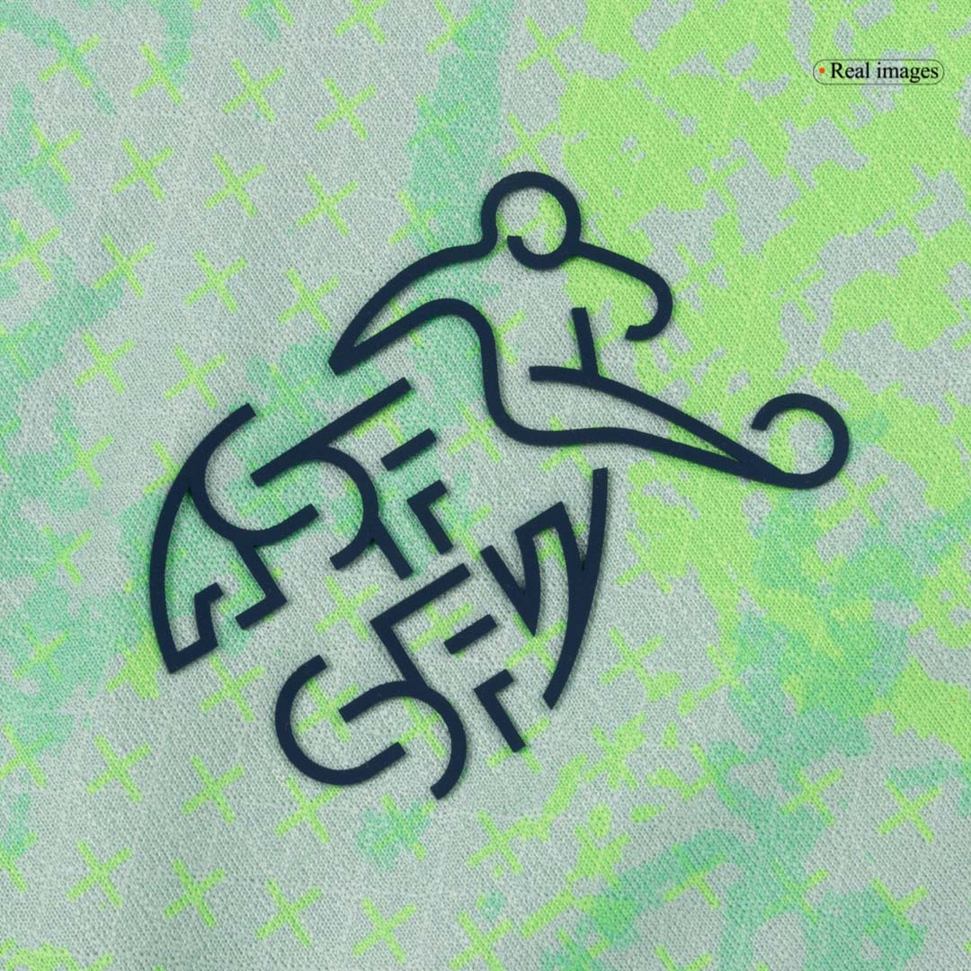 Koszulka piłkarska w wersji zawodniczej Szwajcaria Mundial 2026 wyjazdowa EMBOLO #7