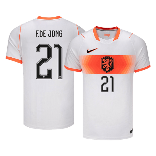 Koszulka piłkarska Holandia Mundial 2026 wyjazdowa F.DE JONG #21