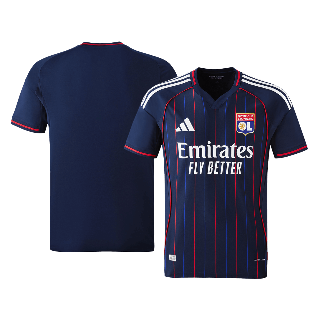 Koszulka piłkarska w wersji zawodniczej Olympique Lyon 2025/26 wyjazdowa