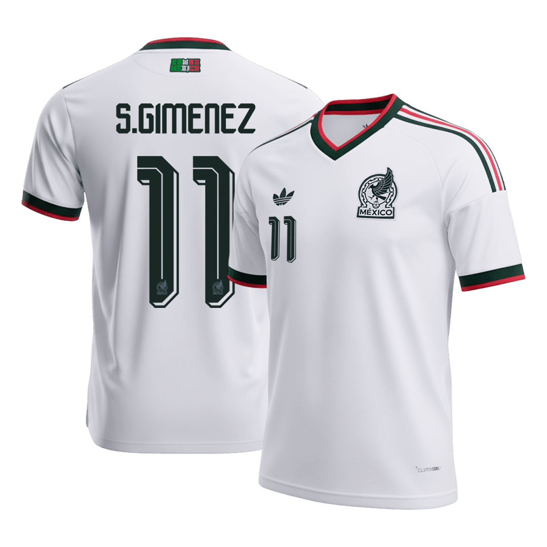 Koszulka piłkarska Meksyk Mundial 2026 wyjazdowa S.GIMENEZ #11
