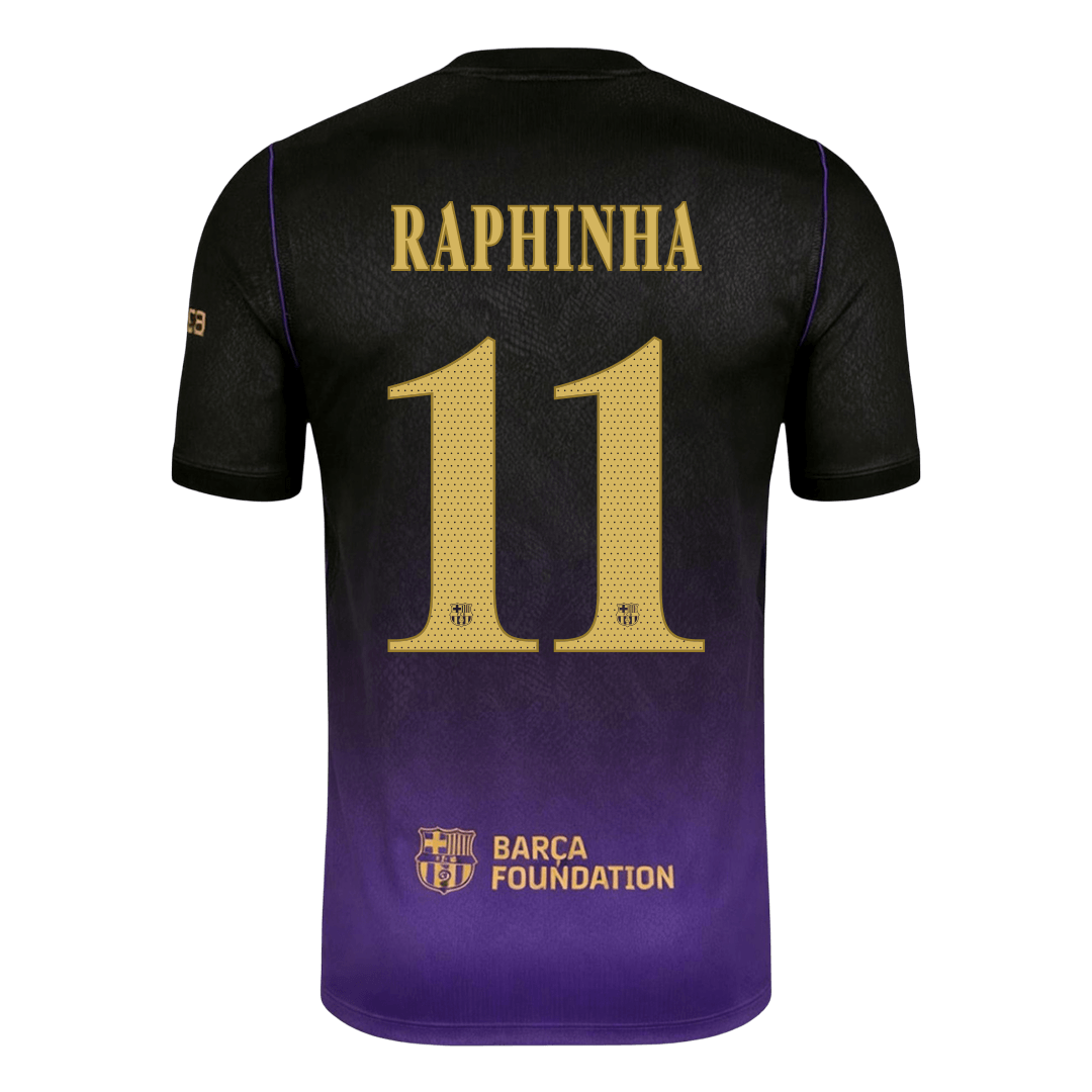Koszulka piłkarska FC Barcelona UCL 2026/27 wyjazdowa RAPHINHA #11