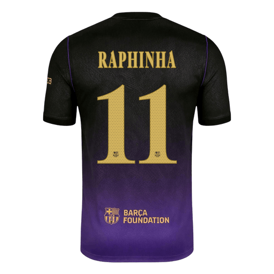 Koszulka piłkarska FC Barcelona UCL 2026/27 wyjazdowa RAPHINHA #11