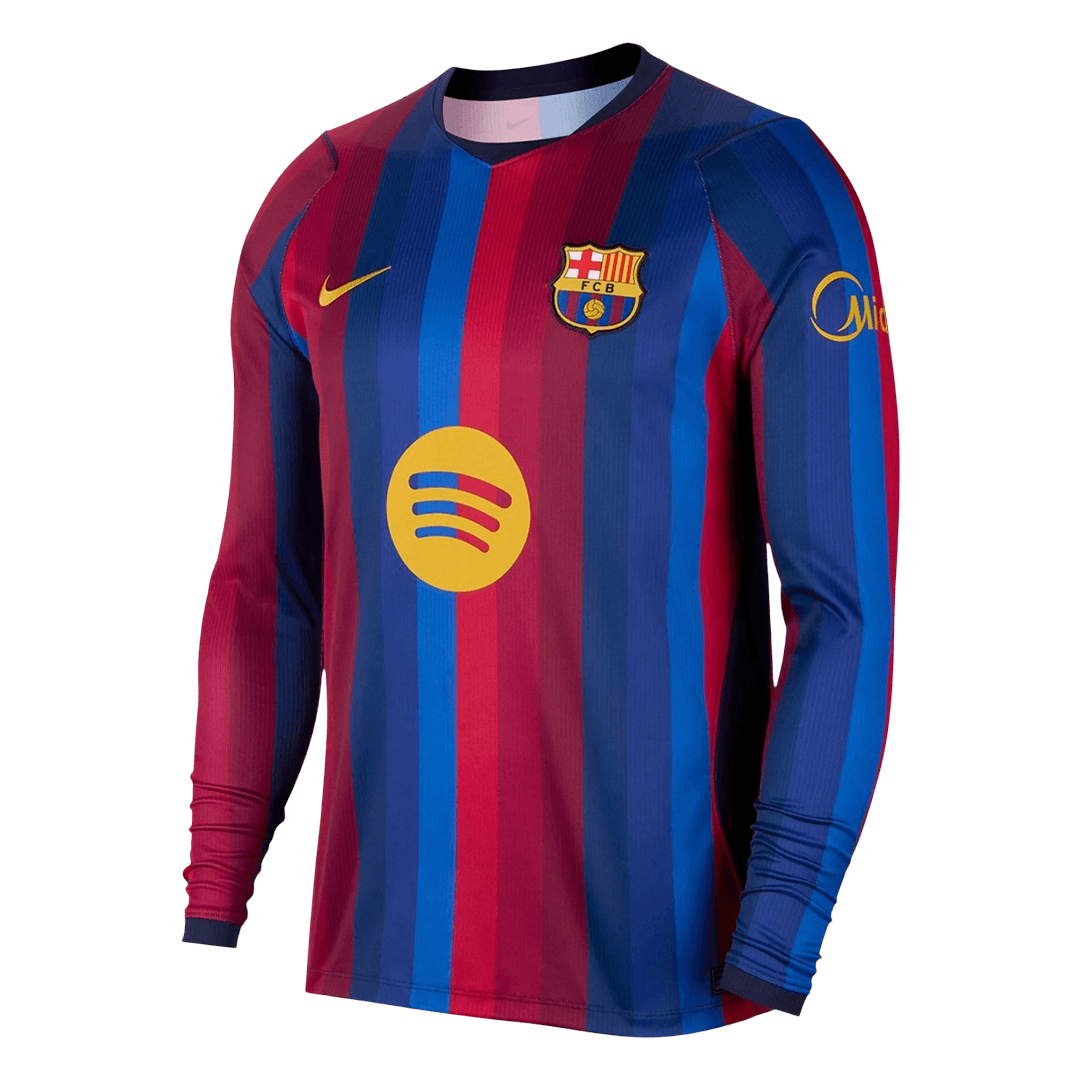 Koszulka piłkarska z długim rękawem FC Barcelona 2026/27 domowa