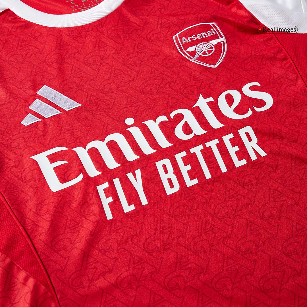 Koszulka piłkarska z długim rękawem Arsenal 2025/26 domowa - Kibula