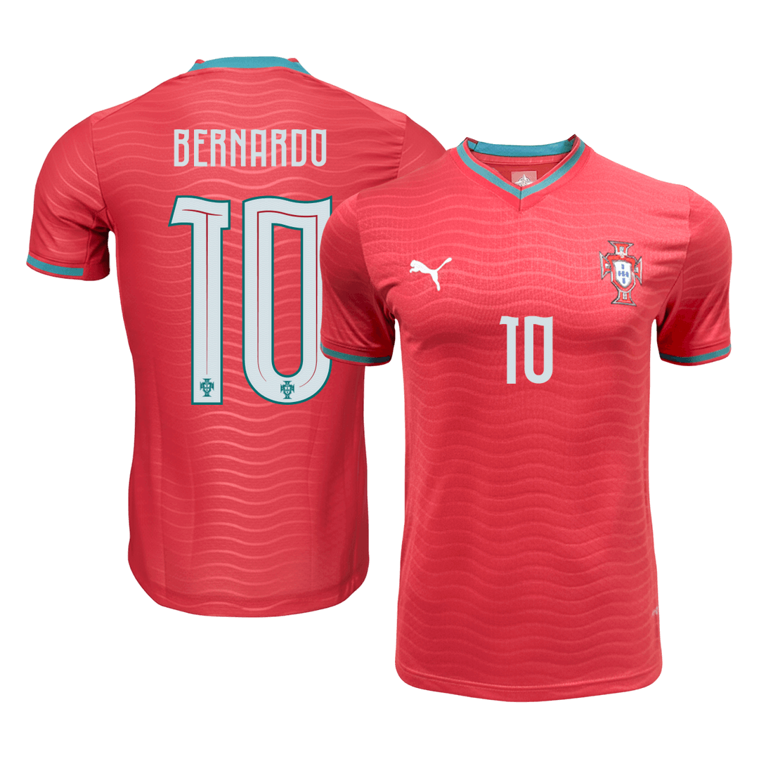 Koszulka piłkarska w wersji zawodniczej Portugalia Mundial 2026 domowa BERNARDO #10