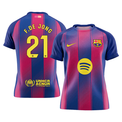 Koszulka piłkarska FC Barcelona 2025/26 domowa F.DE JONG #21