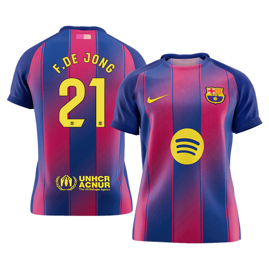 Koszulka piłkarska FC Barcelona 2025/26 domowa F.DE JONG #21