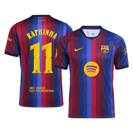 Koszulka piłkarska FC Barcelona UCL 2026/27 domowa RAPHINHA #11 - Kibula