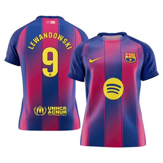Koszulka piłkarska FC Barcelona 2025/26 domowa LEWANDOWSKI #9