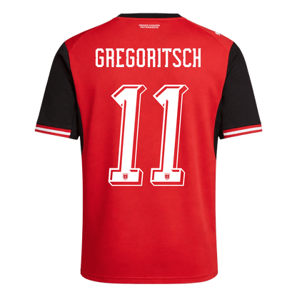 Koszulka piłkarska Austria Mundial 2026 domowa GREGORITSCH #11