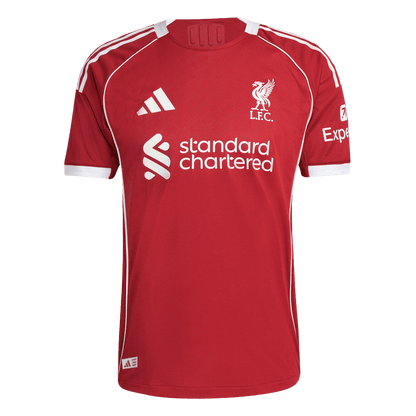 Koszulka piłkarska w wersji zawodniczej Liverpool 2025/26 domowa