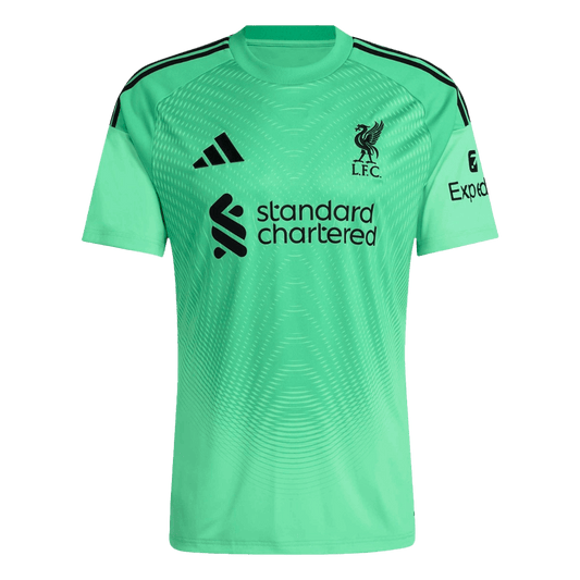 Koszulka piłkarska bramkarska Liverpool 2025/26 zielona