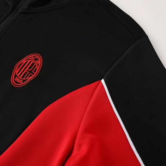 Kurtka treningowa AC Milan 2025/26 czarna - Kibula