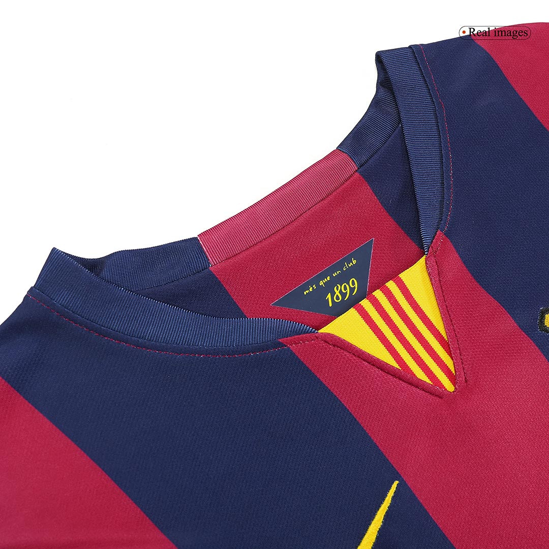 Koszulka piłkarska retro FC Barcelona 2014/15 domowa NEYMAR JR #11 - Kibula